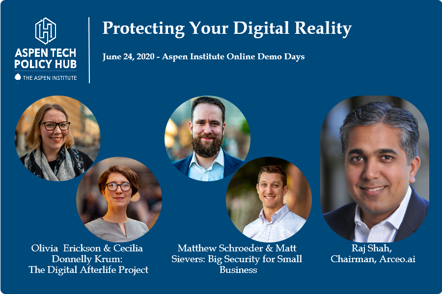 Aspen Tech Policy Hub: Projects on Protecting Your Digital Reality