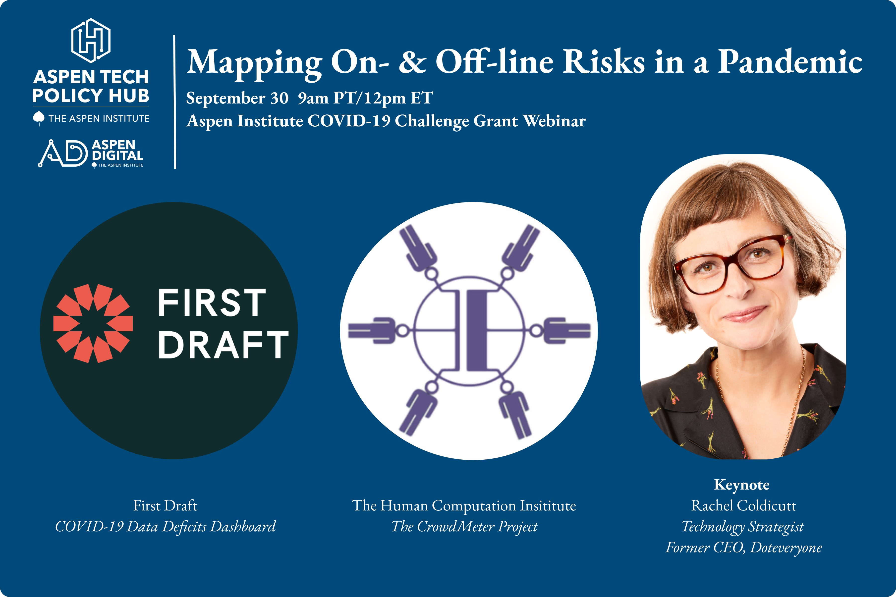 Aspen Tech Policy Hub: New Projects: Mapping On- & Off-line Risks in a Pandemic